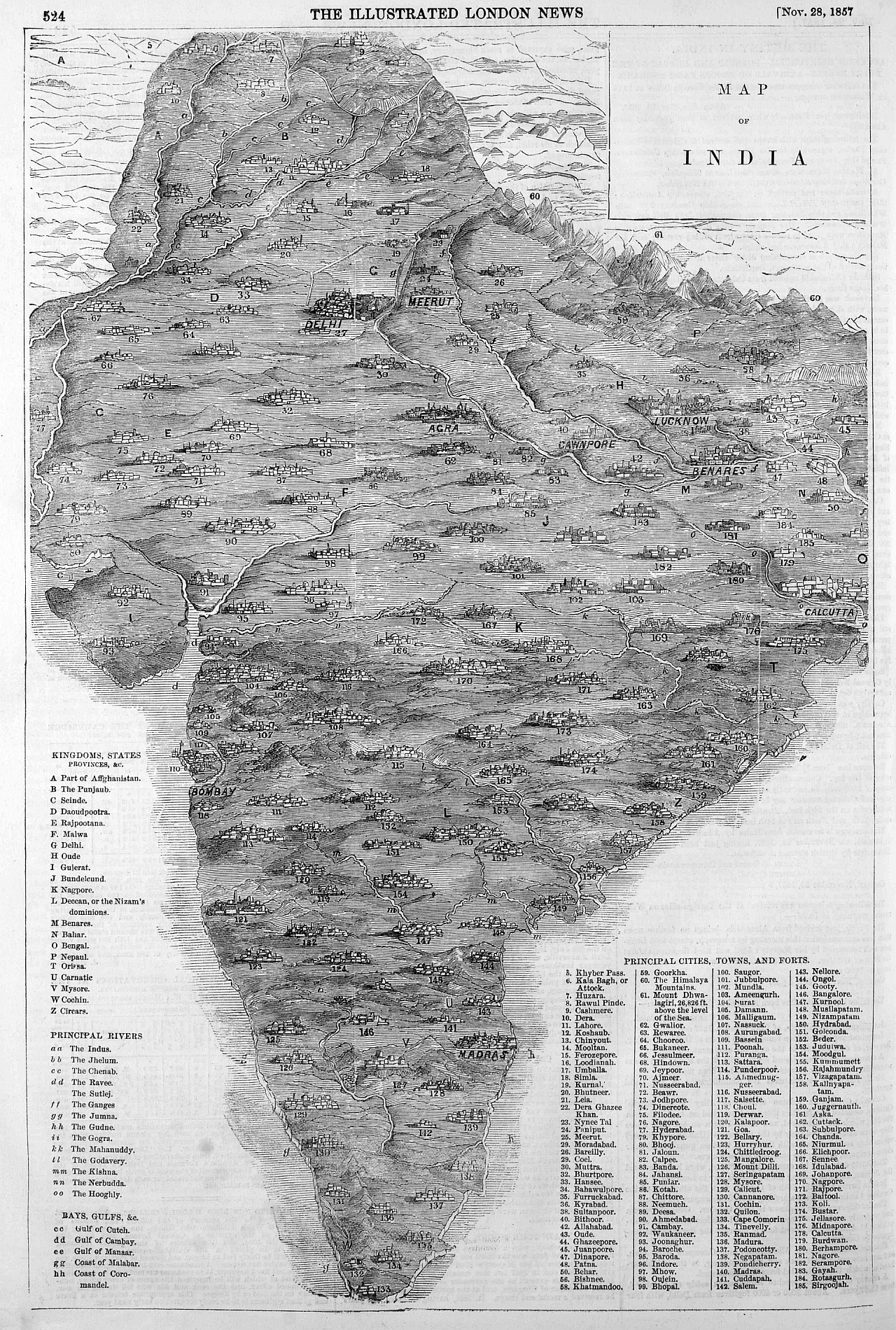 map of india